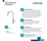 Смеситель для кухни Milardo Rora с каналом для фильтрованной воды, сатин RORBNFJM05 2