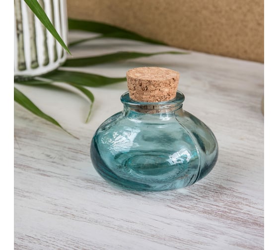 Флакон Moroshka Naturel 7.8x7.8x6.3 см, синий xx004-90