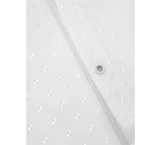 Комплект Bath Plus штора 180x200 dobby star и кольца AKSK-01