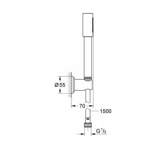 Душевой гарнитур Grohe Sena 28348000