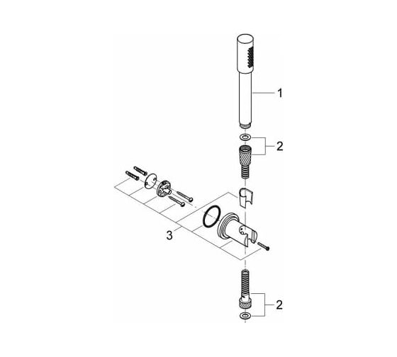 Душевой гарнитур Grohe Sena 28348000