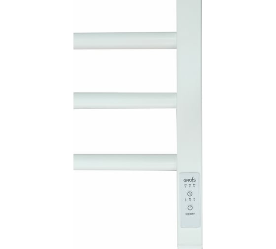 Электрический полотенцесушитель GROIS с/т nex gr-112 300/800 п8 ral9016 u белый матовый GR-112 30/80 П8 9016 U
