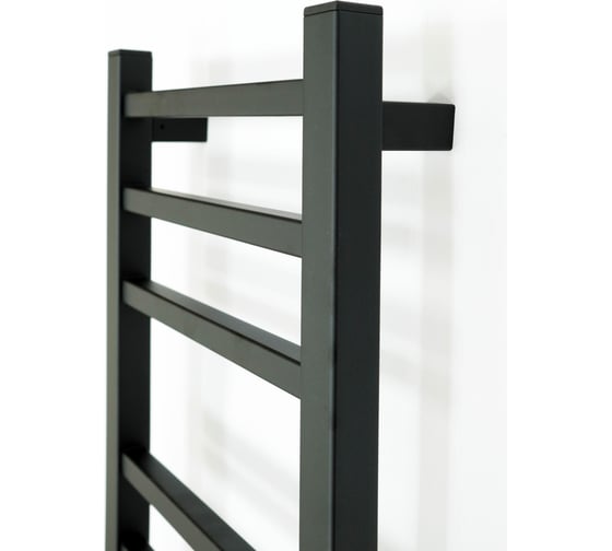 Электрический полотенцесушитель GROIS с/т alex gr-102 300/800 п8 ral9005 u черный матовый GR-102 30/80 П8 9005 U