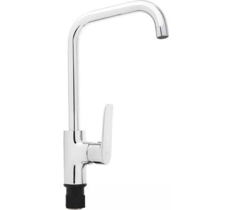 Смеситель для кухни RAIN Алмаз высокий излив, картридж 35мм, гайка, латунь, хром 561-323