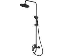 Душевая система со смесителем для ванны и душа Dorff Prime черная D0740922