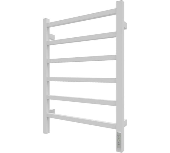 Электрический полотенцесушитель GROIS с/т alex gr-101 500/600 п6 ral9016 u белый матовый GR-101 50/60 П6 9016 U