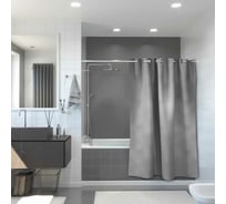 Занавеска для ванной комнаты MY SPACE CAPITAL silver 180x240 Polyester PR180240036