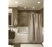 Занавеска для ванной комнаты MY SPACE CAPITAL beige 180x180 Polyester PR180180007