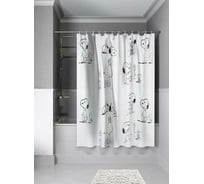 Занавеска для ванной комнаты MY SPACE SNOOPY 180x180 Polyester PR180180002