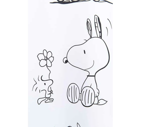 Занавеска для ванной комнаты MY SPACE SNOOPY 180x180 Polyester PR180180002