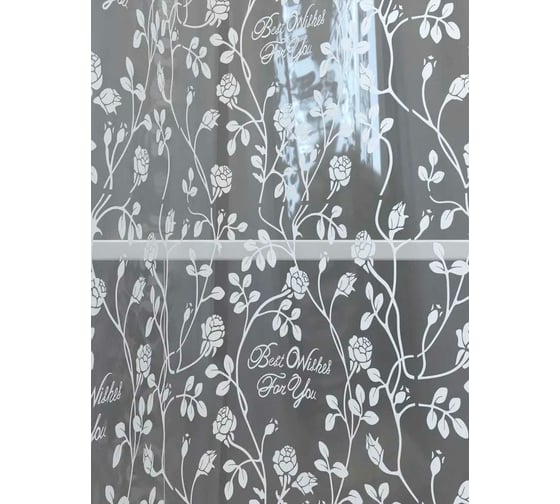 Занавеска для ванной комнаты MY SPACE FLORA 180x180 PVC PC180180001