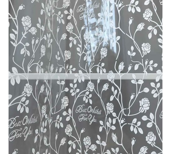 Занавеска для ванной комнаты MY SPACE FLORA 180x180 PVC PC180180001