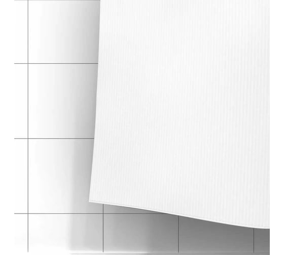 Занавеска для ванной комнаты MY SPACE CAPITAL white 180x240 Polyester PR180240006