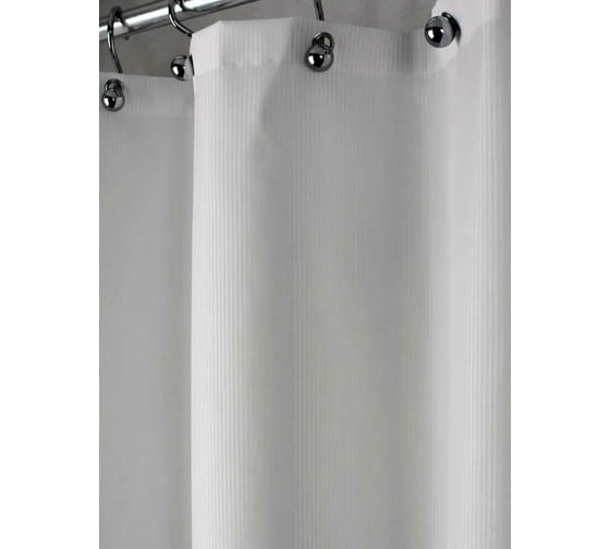 Занавеска для ванной комнаты MY SPACE CAPITAL white 180x240 Polyester PR180240006