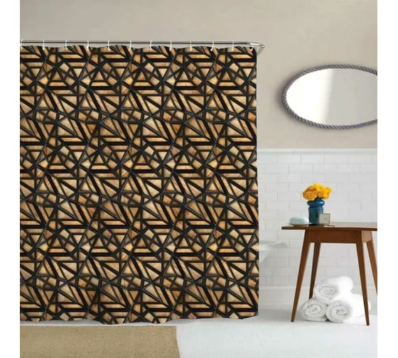 Занавеска для ванной комнаты MY SPACE LOFT 3D 240x200 Polyester PR200240027 1