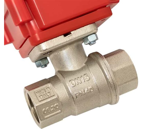 Шаровой кран с электроприводом EKF AquaExpert 220V 3/4 дюйма AquaExpert-valve-3/4