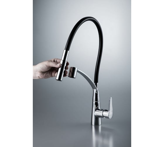 Смеситель для кухни с гибким изливом Bravat F7420453CP 00285839