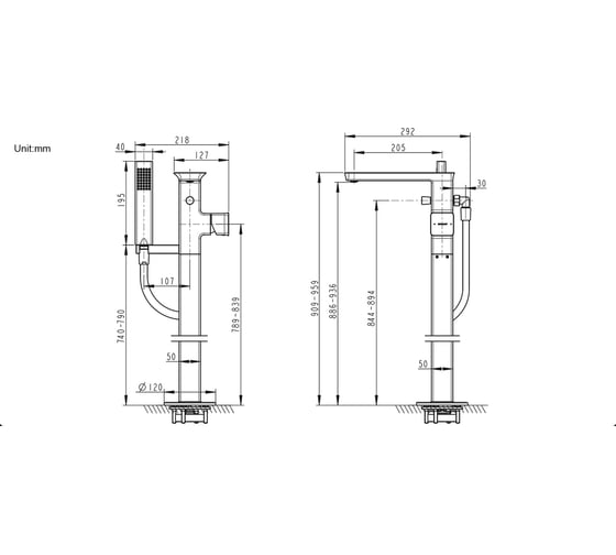 Отдельностоящий смеситель для ванны Bravat Phillis F656101C-B3-ENG 00181606