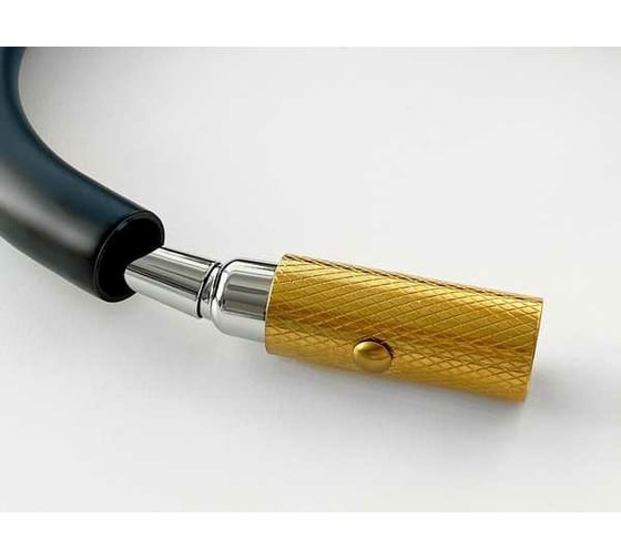 Смеситель LONGRAN Techno Black Gold с выдвижной лейкой LM2183 BL GD
