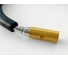Смеситель LONGRAN Techno Black Gold с выдвижной лейкой LM2183 BL GD 3