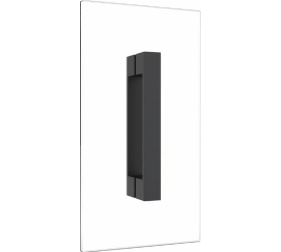 Дверь в душевой проем VEGAS-GLASS Z2P NOVO профиль черный матовый, стекло прозрачное h2000 190 02М 01