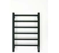 Электрический полотенцесушитель GROIS с/т alex gr-101 500/600 п6 ral9005 u черный матовый GR-101 50/60 П6 9005 U