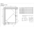 Душевой уголок VEGAS-GLASS профиль золото глянцевое, стекло прозрачное AFA-F 100х80 09 01 R 5