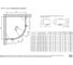 Душевой уголок VEGAS-GLASS профиль матовый хром, стекло прозрачное AFS-F LUX 100x90 07 01 R 5