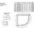Душевой уголок VEGAS-GLASS профиль матовый хром, стекло сатин ZS-F NOVO 110x100 07 10 5