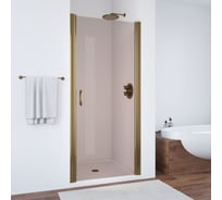 Дверь в душевой проем VEGAS-GLASS ЕР профиль бронза, стекло бронза 85 05 05