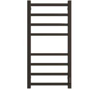 Электрический полотенцесушитель ДВИН L plaza neo 80/40 К диммер, квадрат, черный матовый 4657763752538