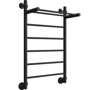 Водяной полотенцесушитель ДВИН FJ 80/50 1"-1/2" К3 черный матовый 4627162896911