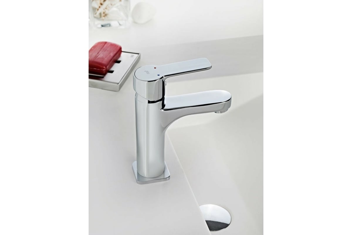 Смеситель для умывальника/раковины TEKA Strohm palma с подводкой, хром ...