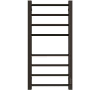 Электрический полотенцесушитель ДВИН S plaza neo 80/50 К диммер, квадрат, черный матовый 4656759179281