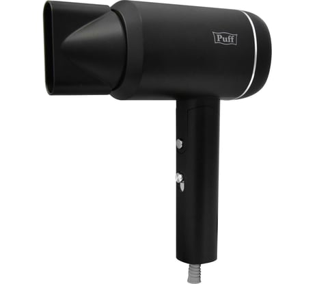 Фен для волос Puff 1801black, черный, 1,8 квт 1405.015
