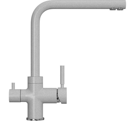 Смеситель для кухни (мойки) GreenStone GS-005 серый GS-005-310