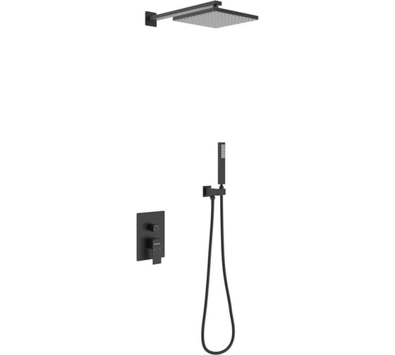 Душевой комплект Berges VENTAS 2S BLACK черный матовый 073002 1