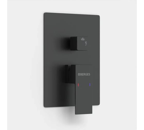 Душевой комплект Berges VENTAS 2S BLACK черный матовый 073002