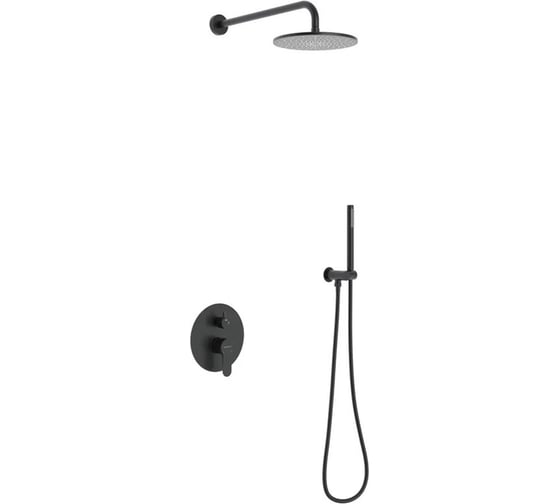 Душевой комплект Berges VENTAS 2R BLACK черный матовый 073004
