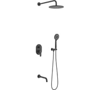 Душевой комплект Berges VENTAS 3R BLACK черный матовый 073008