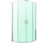 Душевой уголок Berges SOLO R 800x800x1900 прозрачное стекло, 5мм, профиль хром 061101