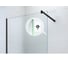 Душевая стенка Berges SKY BLACK 800x2000 прозрачное стекло, 8мм, профиль черный 064008 3