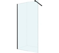 Душевая стенка Berges SKY BLACK 900x2000 прозрачное стекло, 8мм, профиль черный 064009