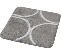 Коврик для ванной комнаты RIDDER Circle серый 55x50 736807