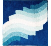 Коврик для ванной комнаты RIDDER Streak синий 55x50 7107803