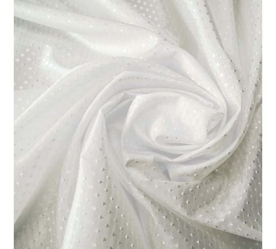Штора для ванной комнаты RIDDER текстильная Бриллиант 180x200 белая 81301