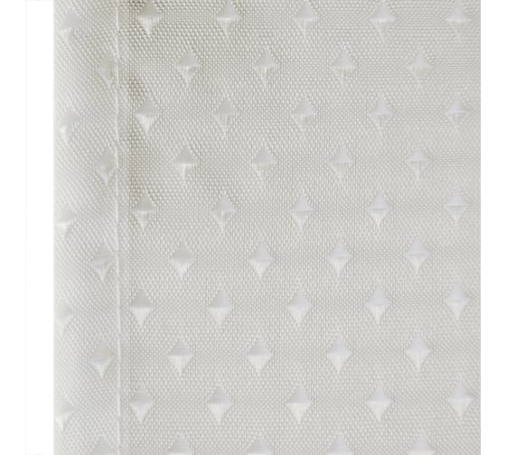 Штора для ванной комнаты RIDDER текстильная Бриллиант 180x200 белая 81301