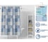 Штора для ванной комнаты PERFECTO LINEA Secret 180x180, с кольцами, калейдоскоп 36-118104 1