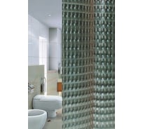 Штора для ванной Zalel 3D Black 180x180, без колец 3D-011 522435