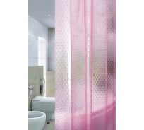 Штора для ванной Zalel 3D Pink 180x180, без колец 3D-004 522439